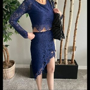 For Love & Lemons Lacy 2 PC NWT size S